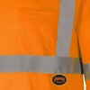 Pioneer Long Sleeve Bird Eye Shirt, Orange, Small V1054250U-S